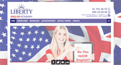 Desktop Screenshot of libertyacademy.es